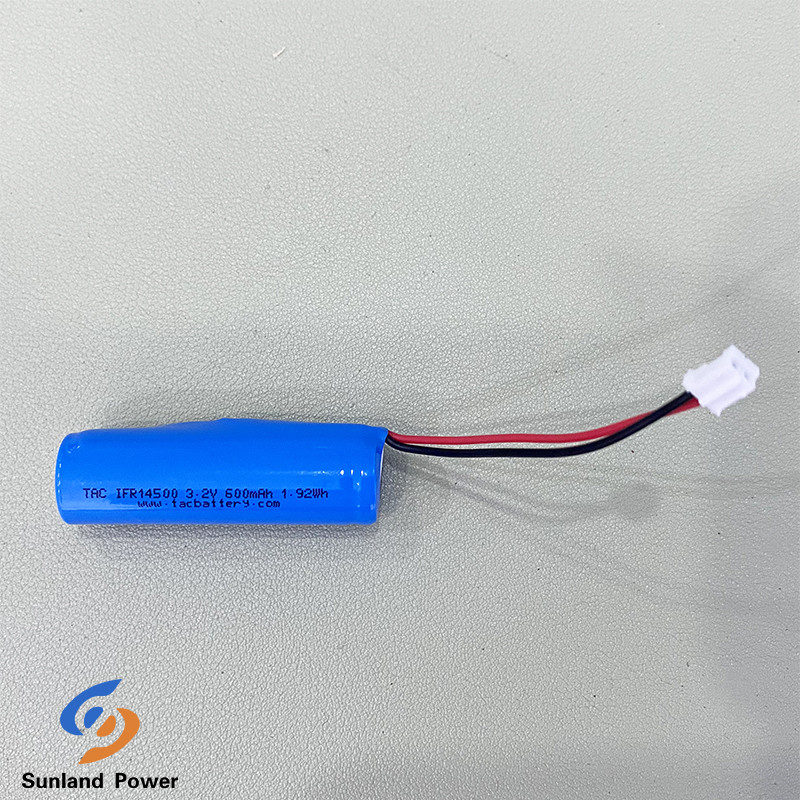 3.2V AA IFR14500 Lithium Iron Phosphate Battery 600mAh With Protection Circuit Application For Smart Lock