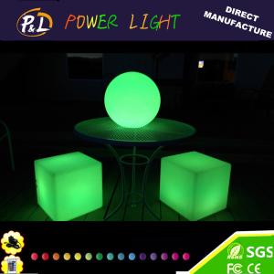 Wholesale Party LED Furniture Plastic LED Lighted Cube Chair from china suppliers