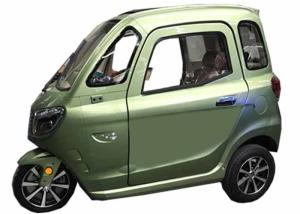 Wholesale ECO Enclosed Electric Tricycle 60V45Ah Battery 1000W Silent Motor Green Energy from china suppliers