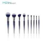 Plastic Handle 9PCS Synthetic Makeup Brushes Eyeshadow Private Label