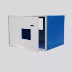 Custom 0.5mm Thickness Stainless Steel Sheet Metal Cover With White Powder