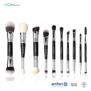Wholesale Double Side 10pcs Cooper Ferrule Women'S Makeup Brush Set from china suppliers