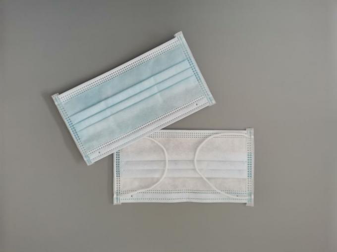 Medical Disposable Ear Loop Surgical Face Mask 3- Ply 50 Pcs / Box CE Certified 0