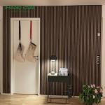 2400*600*21mm High Density Wood Slat Acoustic Panels For Wall Decoration