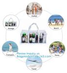 PVC Travel Makeup Toiletry Storage Bag, Large Capacity Tote Bag, Cosmetic