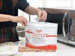 Mircowave steam sterilizer bag, steriliser bag,LDPE soft milk white plastic bag