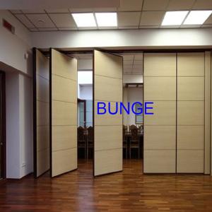 Wholesale Commercial Folding Sliding Movable Wall Partitions On Wheels 16000mm Height from china suppliers
