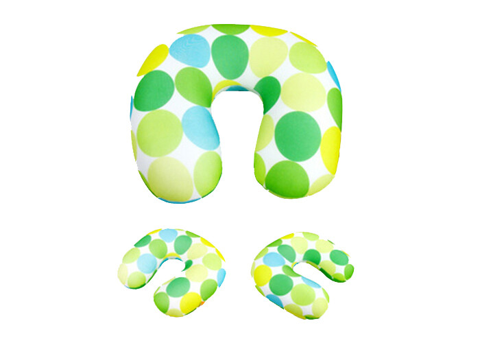 Soft Classic U Shape Microbeads Airplane Neck Pillow Football Pattern Custom Color