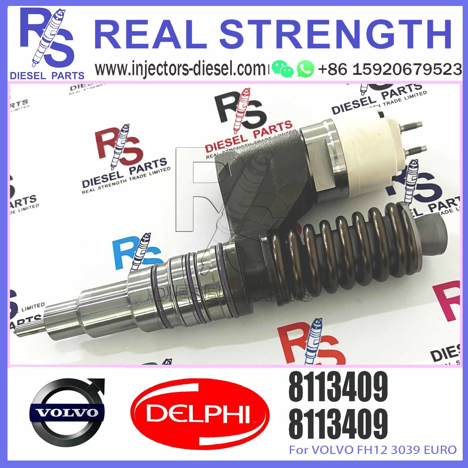 Direct Sale Diesel Engine Fuel Injector 3155040 8113409 BEBE4B12001 BEBE4B12004 For V-O-L-V FH12 FM12