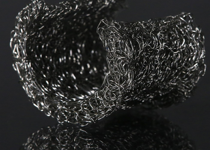 Mufflers 0.18mm Ss Knitted Wire Mesh For Exhaust Systems