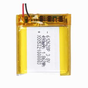 Wholesale 612628 Polymer Lithium Battery 3.7V 490mAh For Smart Bracelet from china suppliers