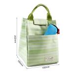 Embroidery Foldable H25Cm Insulated Lunch Cooler Bags