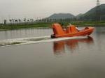 6 Persons Fast Rescue Boats GRP Lifeboats Reinforced Fiberglass Material with