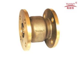 Wholesale yomtey brass flanged silencer check valve from china suppliers