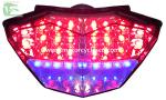 LED Tail Lamp Color Motorcycle Parts Red ABS Parking Lights KAWASAKI ER-6N