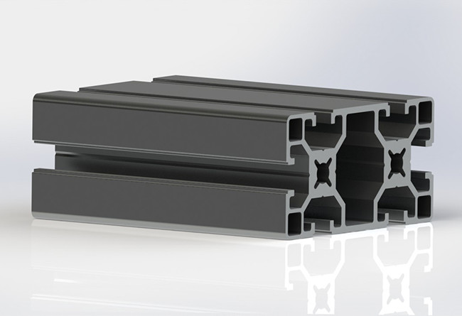 European Standard Anodized T Slot Aluminum Extrusion 40 * 80 For Industrial