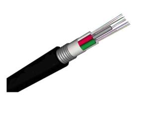 Wholesale GYTA Non Metallic Fiber Optic Cable PE Jacket Steel Armored Central Strength Member from china suppliers