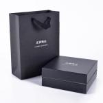 Cardboard Paper Belt Wallet Packaging Box Fabric Cloth Insert Embossing