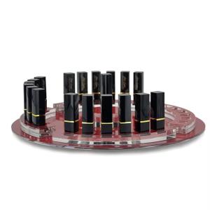 Wholesale Round Rotating Acrylic Lipsticks Display Stand Holder For Cosmetics Brands from china suppliers