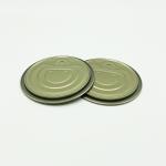 EOE Food Grade Tin Can Lids Plain Gold Color Round Shaped TFS Material