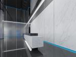 White Interior Floor 1420x2700mm Porcelain Sintered Stone Slabs For Office And
