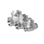 DN50 Stainless Steel 304 Metal Seated Swing Check Valve Straight Through Type