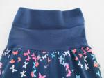 Cotton Jersey Baby Boy Dress Pants All Over Print Rib High Waistband
