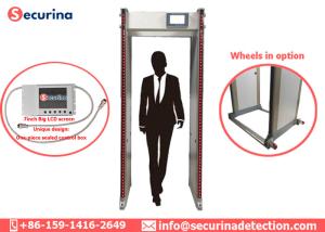 Wholesale Exhibition Railway Station Door Frame Metal Detector 33 Zones Checkpoint 50/60Hz from china suppliers