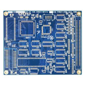 Wholesale Fr4 Copper Thickness Double Sided Blue Solder Mask Electronic Minipad PCB from china suppliers