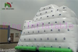 Wholesale 0.9mm PVC Tarpaulin White / Green Inflatable Water Toy Giant Iceberg For Water Park from china suppliers