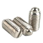 Round Swivel Ball Bear Point Set Screw Black Oxide Finish Grade 12.9