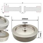 T7 T8 CBN Grinding Wheel Bench Grinder Knife Sharpening 250mm