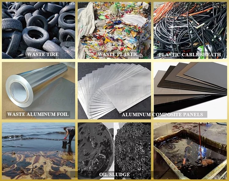 30ton 50ton Fully automatic Continuous Scrap Tyre Recycling To Oil Pyrolysis Machine
