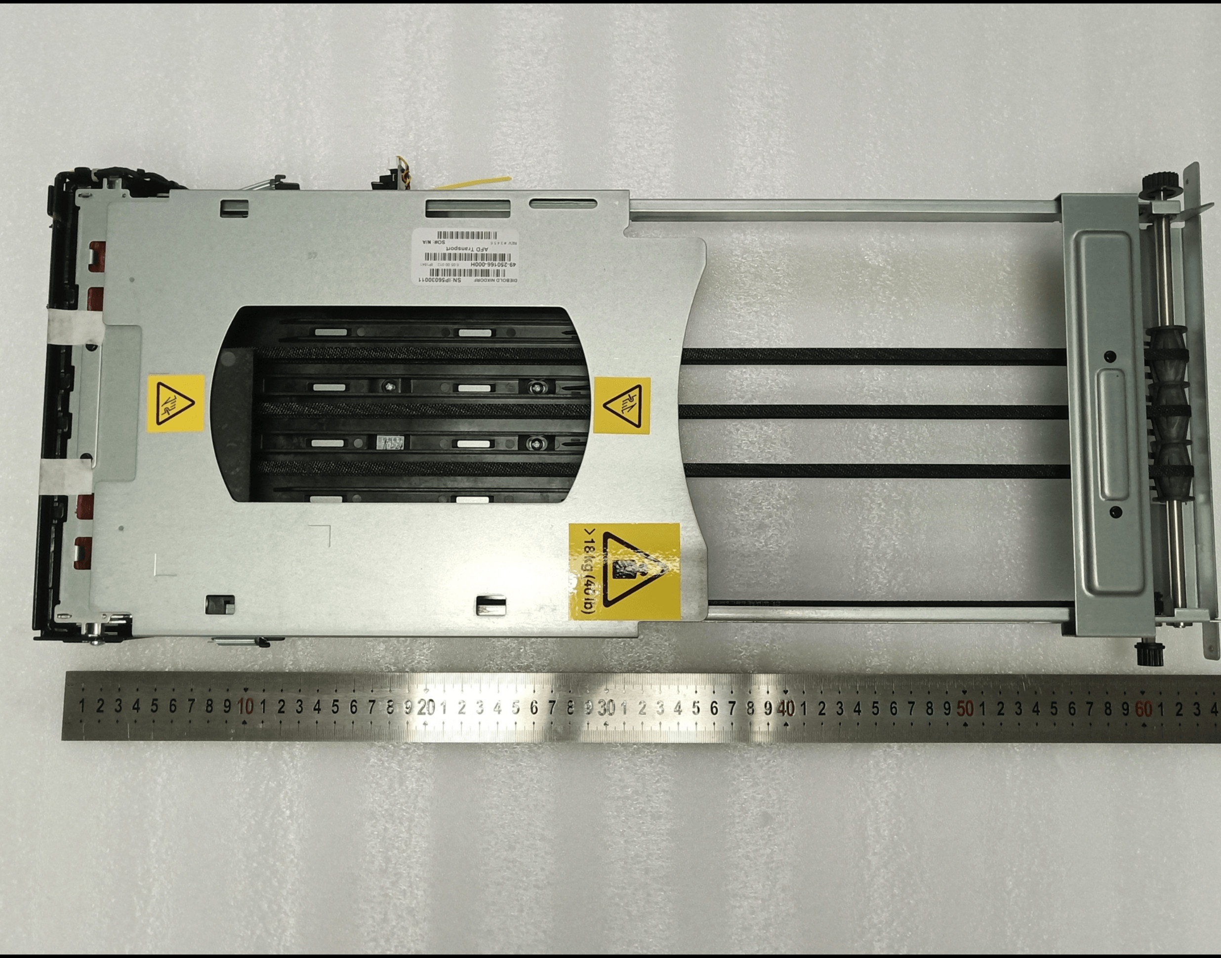 49250166000A 49250166000H Diebold Opteva 5550 Transport Presenter 625mm RL/FL ATM Machine Parts