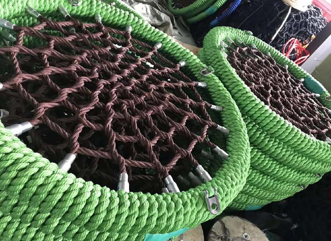 Outdoor 4 Strand Polyester Bird'S Nest Swing Seat With 500kg Breaking Load 1