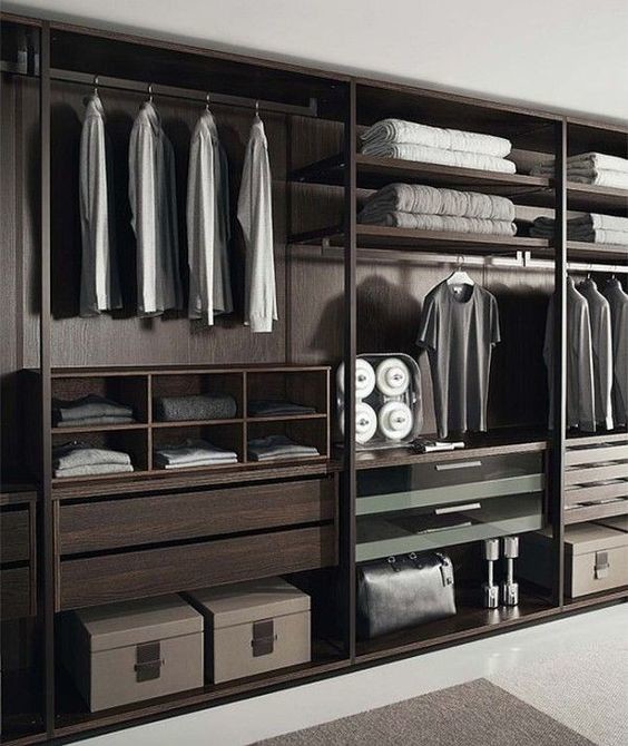 3 Doors Bedroom Wardrobe Closets Metal Frame Sliding Door Wardrobe With Drawers