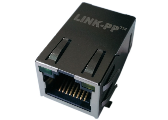 Wholesale SMT RJ45 Socket RJMG168218101GR Connector 10/100Mbps With LED from china suppliers