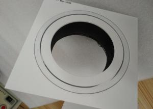 Wholesale Max 75W G53 Square Tiltable LED Recessed Downlight Anti-Glare Reflector For Hotel from china suppliers