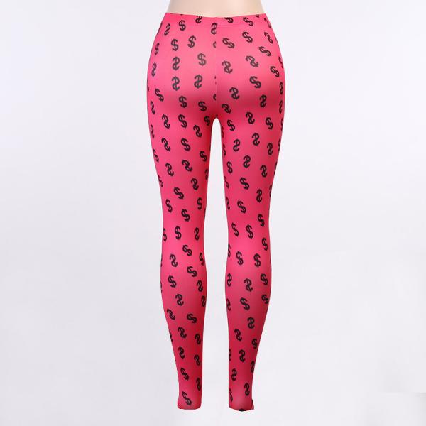 US Dollar Printed Pantyhose Tights Leggings Stockings High Waist Skin Friendly