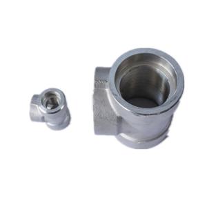 Wholesale Customized Socket Weld Pipe Fitting SCH 80 Stainless Steel Equal Tee from china suppliers