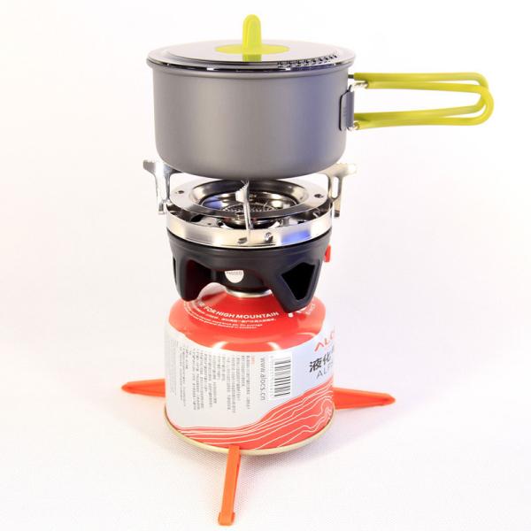 Camping Pots and Pans Outdoor Gas Stove for Picnic Heat Collectors Cookers
