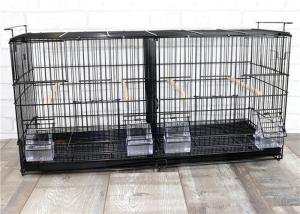 Wholesale Kennel Pet Cage for XXL Medium Dogs Travel Metal Double-Door Folding Indoor Outdoor Cages from china suppliers