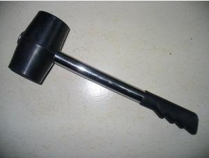 Wholesale rubber mallet hammer with steel handle from china suppliers