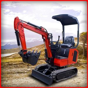 Wholesale Compact Small Excavation Equipment , Mini Excavator 1T 2300*910*1940mm from china suppliers