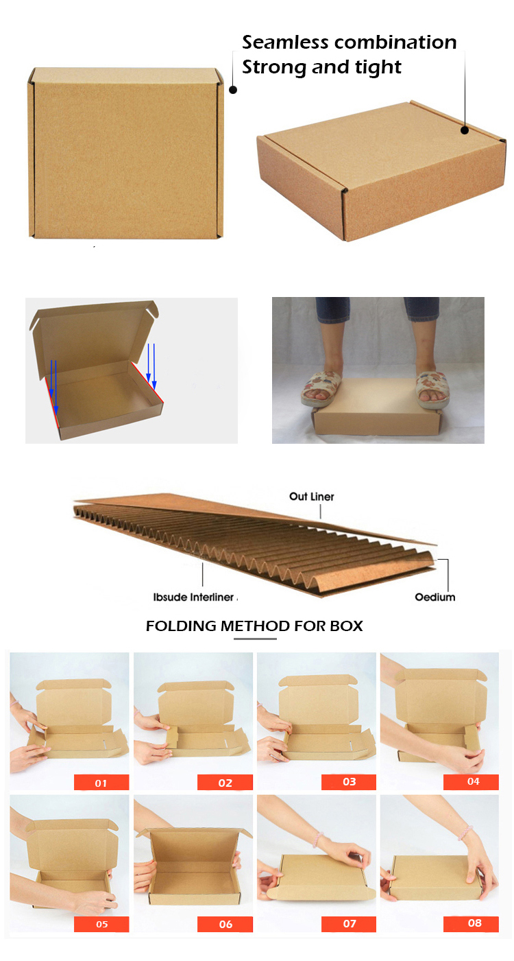 Mailer Box Manufacture Customized Colored Corrugated Boxes With Custom Logo Printed, Durable Apparel Packaging Boxes For Cloth