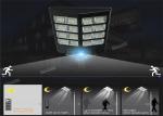 6000K IP65 Solar Powered LED Street Lights High Bright Die Cast Aluminum