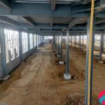 Galvanized Metal Frame Workshop H Section Steel Strong Earthquake Resistance