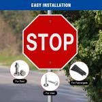 High Visibility Customizable Aluminum Roadway Warning Reflective Traffic Signs