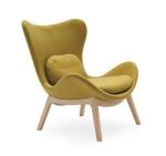 Noble designed hotel lobby furniture commercial leather covered leisure chair