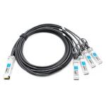 Extreme 10GB-4-C50-QSFP Compatible 50cm (1.6ft) 40G QSFP+ to Four 10G SFP+